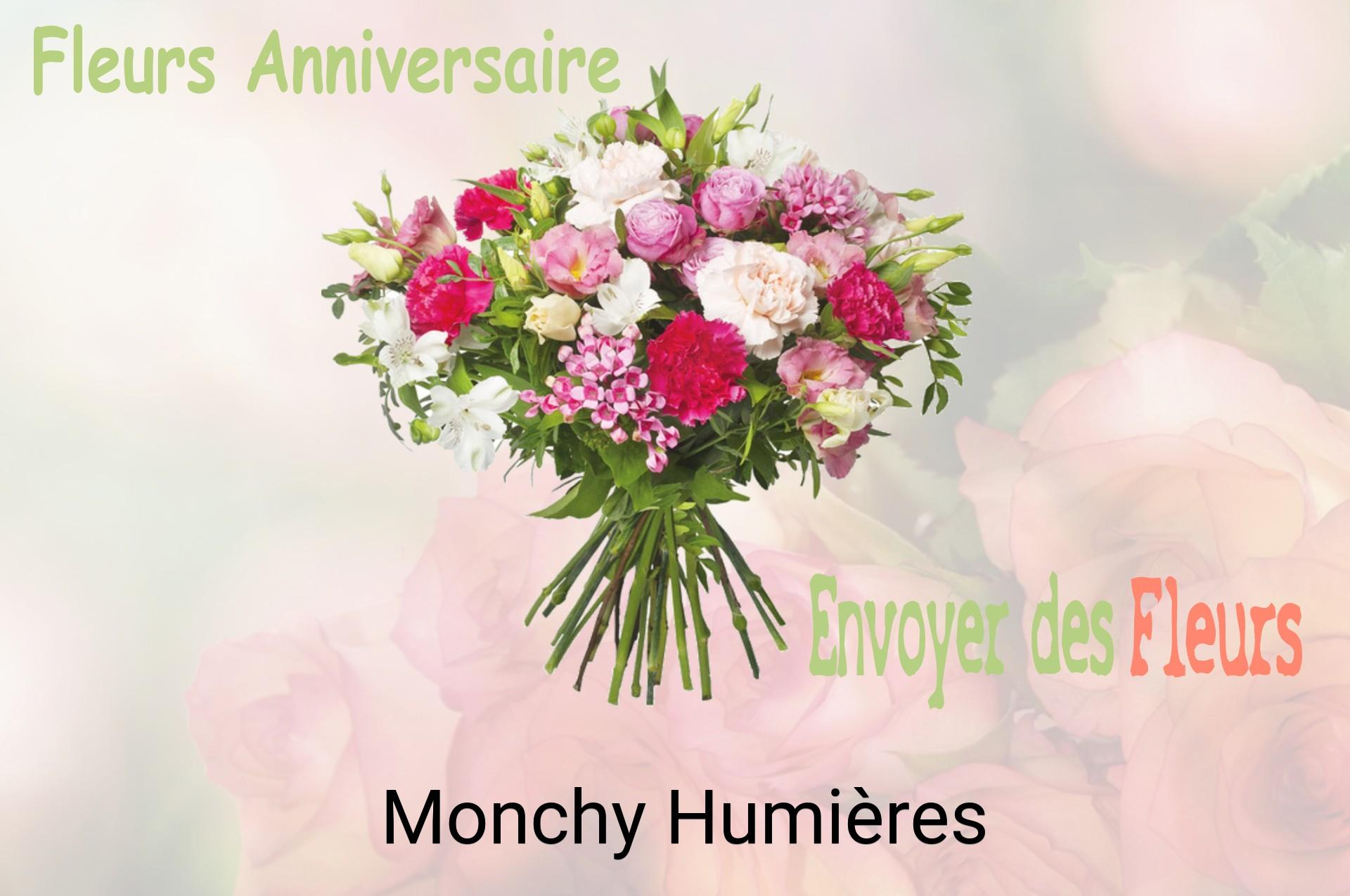 Bouquet de fleurs d’anniversaire livré à Monchy-Humières